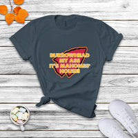 Funny Sarcastic Burrowhead My Ass Mock T Shirt - Wonder Print Shop