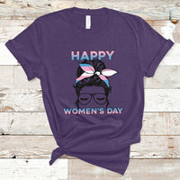Happy Women's Day Embrace Equity Trans Women Are Women T-Shirt - Wonder Print Shop