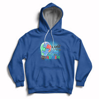 Light Up Blue Autism Awareness Autistic Include Support Hoodie - Wonder Print Shop