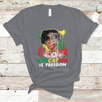 Educate Teach Black History Educated African American Pride T-Shirt - Wonder Print Shop