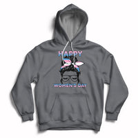 Happy Women's Day Embrace Equity Trans Women Are Women Hoodie - Wonder Print Shop