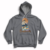 Booktrovert Definition Books Funny Book Lover Meaning Reader Reading Girl Womens Hoodie - Wonder Print Shop