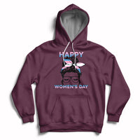 Happy Women's Day Embrace Equity Trans Women Are Women Hoodie - Wonder Print Shop