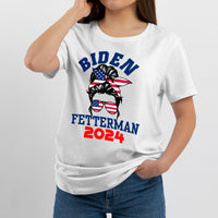 Biden Fetterman 2024 It's A No Brainer Political Humor, Political T Shirt - Wonder Print Shop