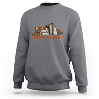 Booktrovert Definition Books Funny Book Lover Meaning Reader Reading Sweatshirt - Wonder Print Shop