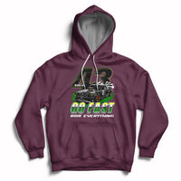 Go Fast Risk Everything Block 43 The Wild Story Rally Racing Hoodie - Wonder Print Shop