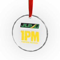 1PM Andrew Holness Crystal Glass Ornament Support JLP Jamaica Labour Party TS02