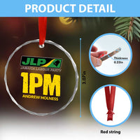 1PM Andrew Holness Crystal Glass Ornament Support JLP Jamaica Labour Party - Wonder Print Shop