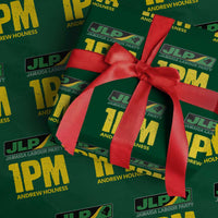 1PM Andrew Holness Wrapping Paper Roll Support JLP Jamaica Labour Party - Wonder Print Shop