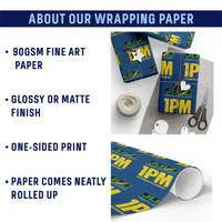1PM Andrew Holness Wrapping Paper Roll Support JLP Jamaica Labour Party - Wonder Print Shop
