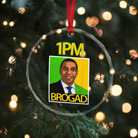 1PM BROGAD JLP Supporter Andrew Holness Crystal Glass Ornament Jamaica Labor Party Politics - Wonder Print Shop