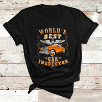 World's Best Car Inspector T Shirt - Wonder Print Shop