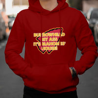 Funny Sarcastic Burrowhead My Ass Mock Hoodie - Wonder Print Shop