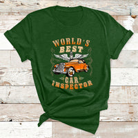 World's Best Car Inspector T Shirt - Wonder Print Shop