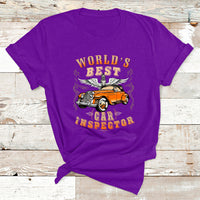 World's Best Car Inspector T Shirt - Wonder Print Shop