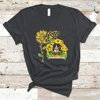 Cute Dog You Are My Sunshine Sunflower Dog Lover Pet Day T-Shirt - Wonder Print Shop