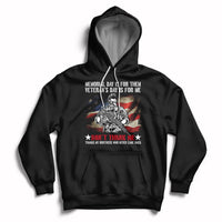 Memorial Day Is For Them Veteran's Day Is For Me Us Flag Hoodie - Wonder Print Shop