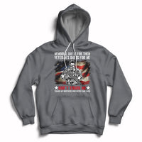 Memorial Day Is For Them Veteran's Day Is For Me Us Flag Hoodie - Wonder Print Shop