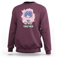 Happy International Womens Day 8 March 2023 We Rise Together Sweatshirt - Wonder Print Shop