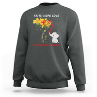 Faith Hope Love Heart Disease Awareness CHD Month Support Sweatshirt - Wonder Print Shop