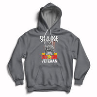 I'm A Dad A Grandpa And A Vietnam Veteran Patriotic Father Hoodie - Wonder Print Shop