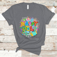 Happy Holi India Festival Of Colors For Women Men Kids India Hindu Gift T Shirt - Wonder Print Shop