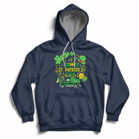 Happy St.Patrick's Day Patty's Day Shamrocks Lucky Charm Hoodie - Wonder Print Shop