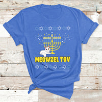 Meowzel Tov Black Cat Funny Hanukkah Chanukah Men Women Kids T Shirt - Wonder Print Shop