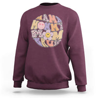 Mama Mommy Mom Bruh Mommy And Me Mother's Day Gifts Groovy Sweatshirt - Wonder Print Shop