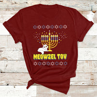 Meowzel Tov Black Cat Funny Hanukkah Chanukah Men Women Kids T Shirt - Wonder Print Shop