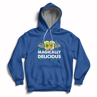 Magically Delicious St Patricks Day Skeleton Charms Shmarock Hoodie - Wonder Print Shop