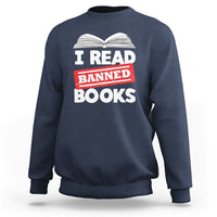 I Read Banned Books Readers Reading I'm With The Banned Sweatshirt - Wonder Print Shop