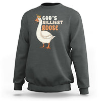 Gods Silliest Goose Funny Duck Quotes Sweatshirt - Wonder Print Shop