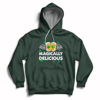 Magically Delicious St Patricks Day Skeleton Charms Shmarock Hoodie - Wonder Print Shop