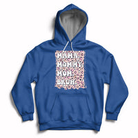 Mama Mommy Mom Bruh Mommy And Me Pink Leopard Mother's Day Gifts Hoodie - Wonder Print Shop