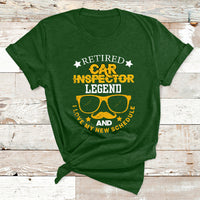 Retired Car Inspector Legend And I Love My New Schedule T Shirt - Wonder Print Shop