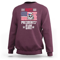 Happy Presidents' Day American Patriots Eagle US Flag Pride Sweatshirt - Wonder Print Shop