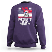 Happy Presidents' Day American Patriots Eagle US Flag Pride Sweatshirt - Wonder Print Shop