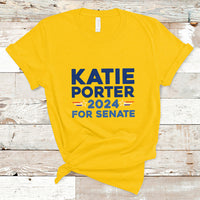 Katie Porter 2024 For US Senate California Democrat Senator T-Shirt - Wonder Print Shop