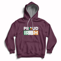 Proud Irish St. Patrick's Day Shamrock Lucky Charm Hoodie - Wonder Print Shop