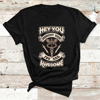 Hey You Community Nurse You Are Awesome T Shirt - Wonder Print Shop