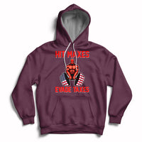 Funny Sarcastic Hit Maxes Evades Taxes Gymnastic Workout Hoodie - Wonder Print Shop