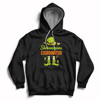 Shenanigans Coordinator St Patrick's Day Gnomes Green Proud Hoodie - Wonder Print Shop