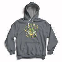 Shamrock 'N Roll St. Patrick's Day Irish Music Guitar Skull Hoodie - Wonder Print Shop