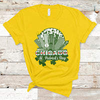 Chicago St Patrick's Day Chicago Flag Shamrock Irish Pride Celebrate T Shirt - Wonder Print Shop