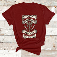 Hey You Community Nurse You Are Awesome T Shirt - Wonder Print Shop