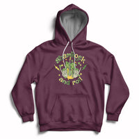 Shamrock 'N Roll St. Patrick's Day Irish Music Guitar Skull Hoodie - Wonder Print Shop