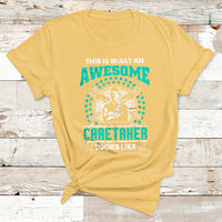 This Is What An Awesome Caretaker Looks Like T Shirt - Wonder Print Shop