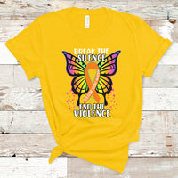Break The Silence End The Violence Teen Dating Violence T-Shirt - Wonder Print Shop