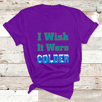 Sarcastic Dolphins Coach I Wish It Were Colder T Shirt - Wonder Print Shop